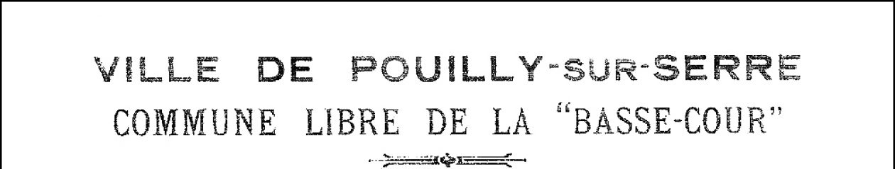Mémoire de Pouilly sur Serre dans l'Aisne